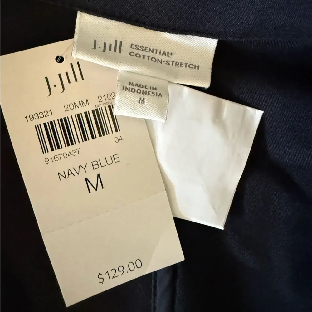 J. Jill Essentials Classic Blue Blazer
